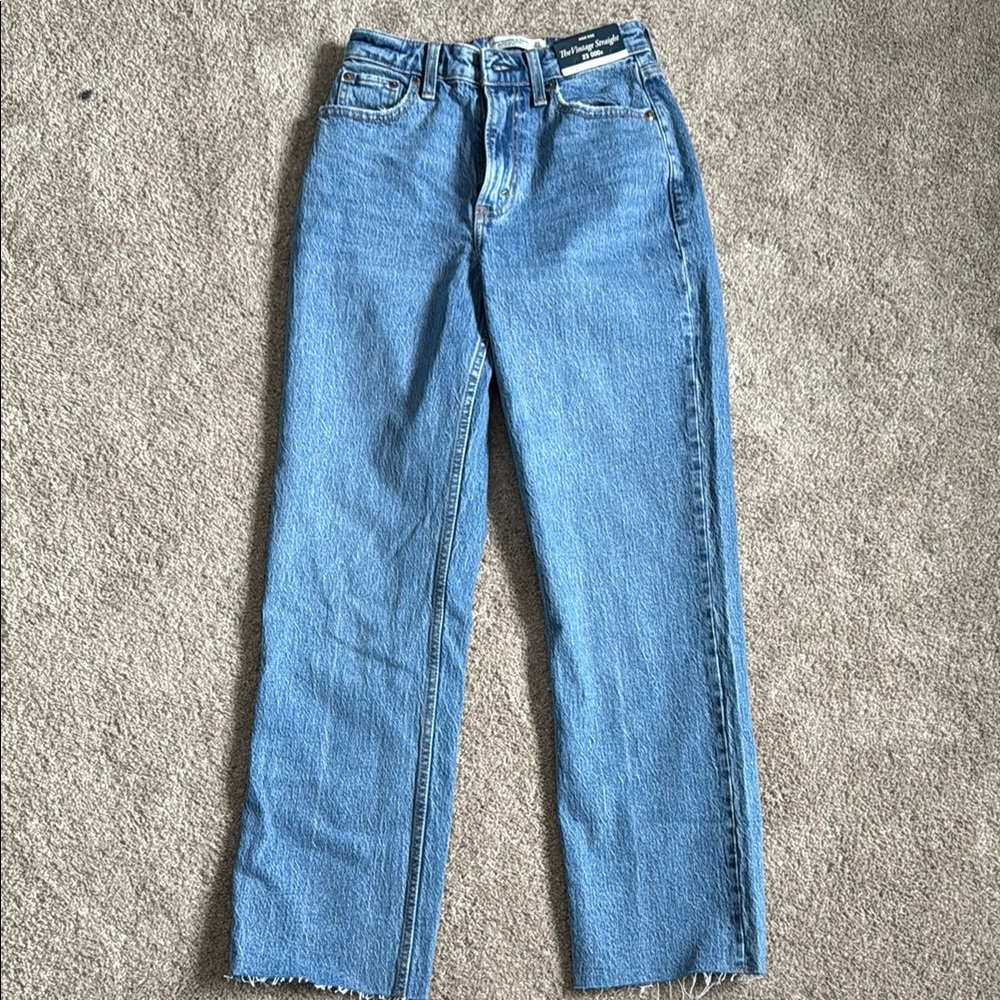 Abercrombie Curve Love Vintage Straight Jeans